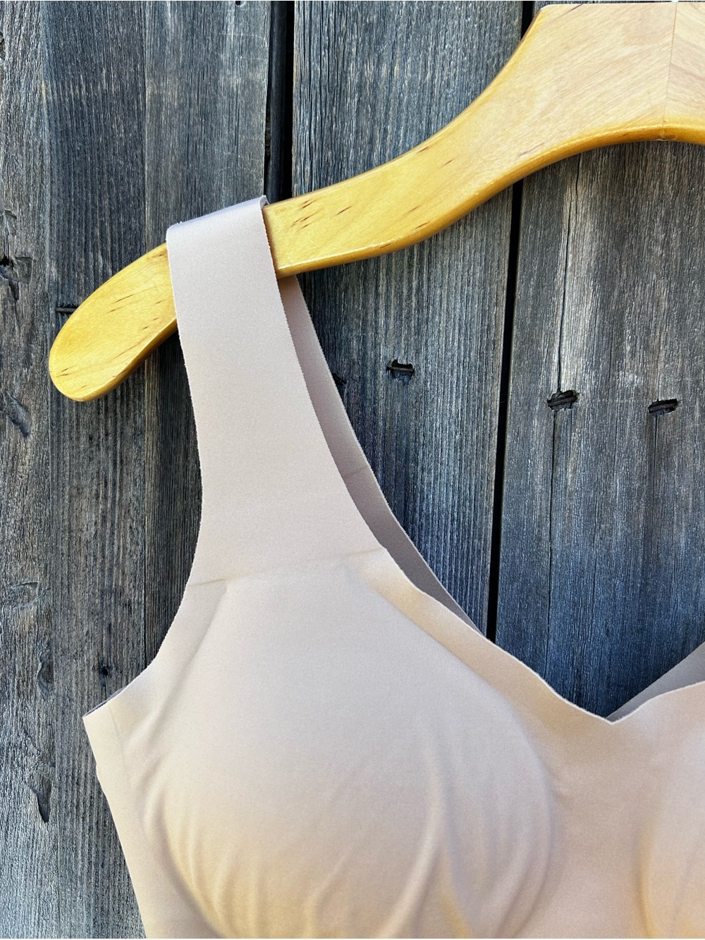 Honeylove V Neck Bra Sand XL - Picture 4 of 12